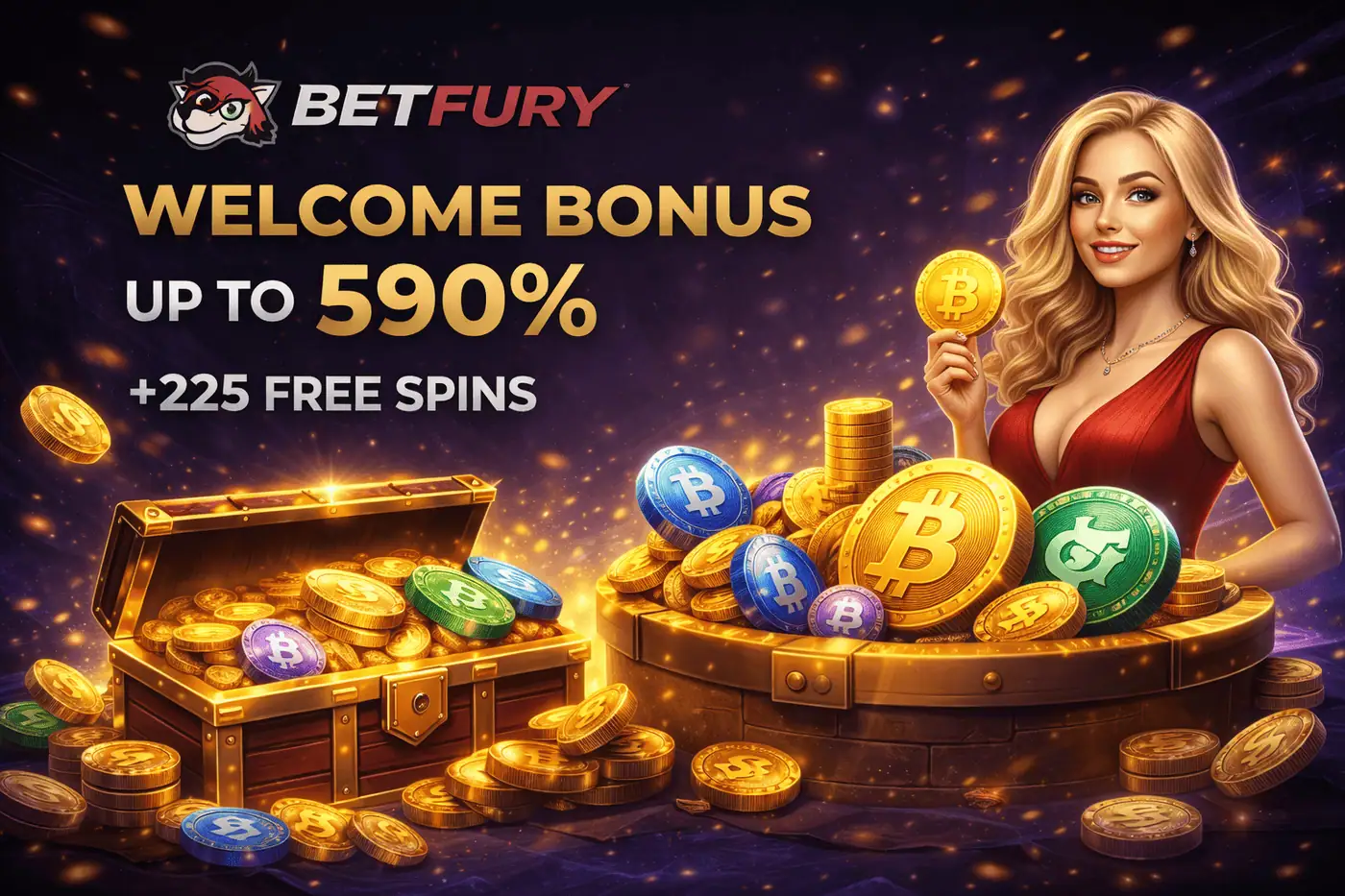BetFury Casino welcome bonus crypto casino review