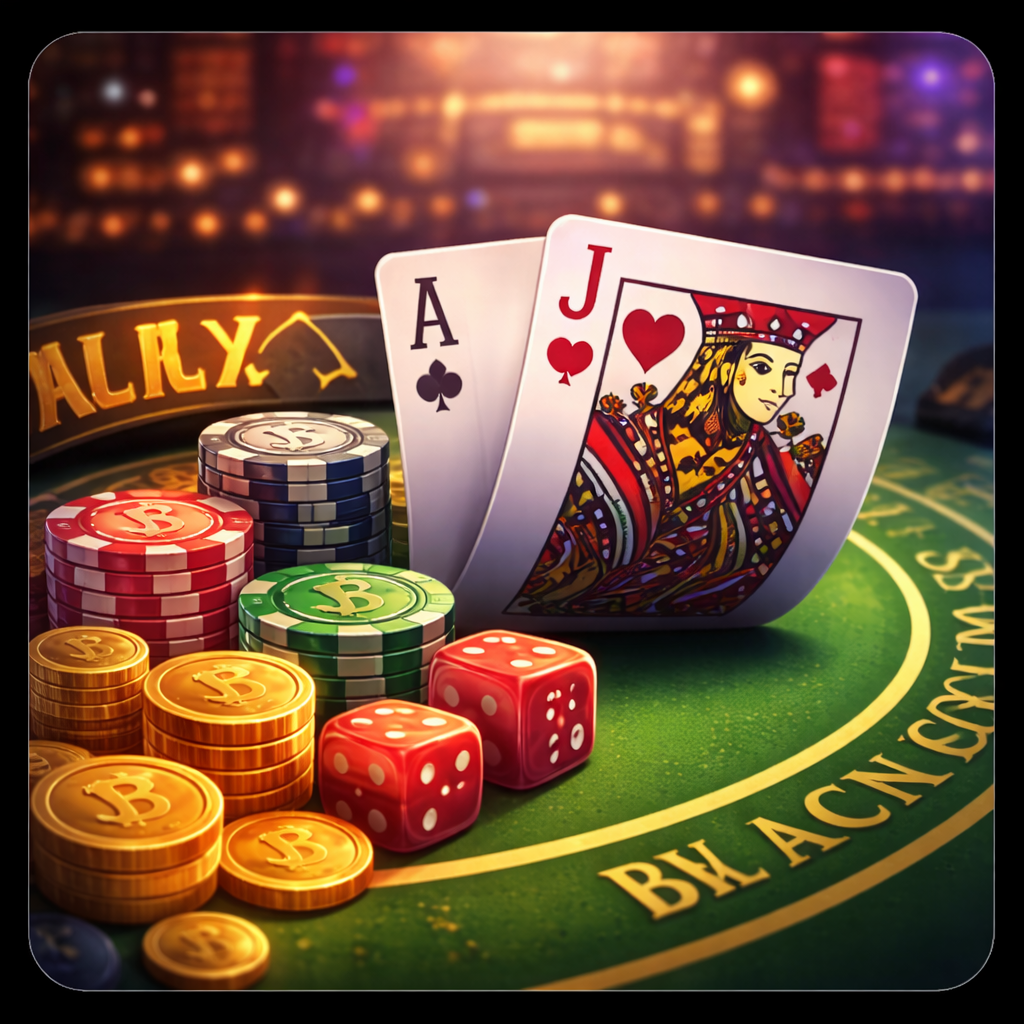 blackjack table cards casino game