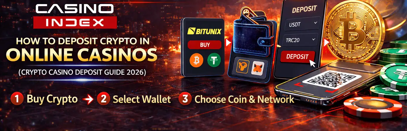 How to deposit crypto in online casinos using Bitcoin USDT and crypto wallets step by step guide