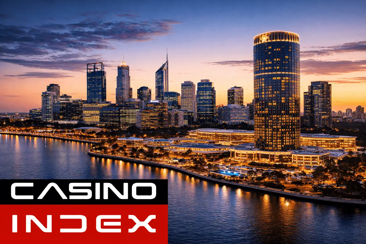 Perth city skyline Australia casino tourism destination