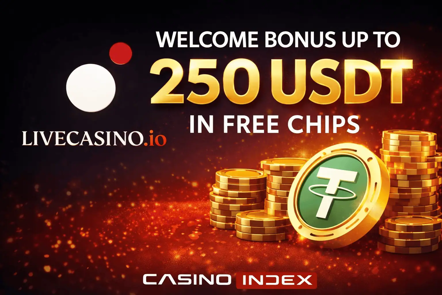 Livecasino Casino review welcome bonus up to 250 USDT free chips first deposit