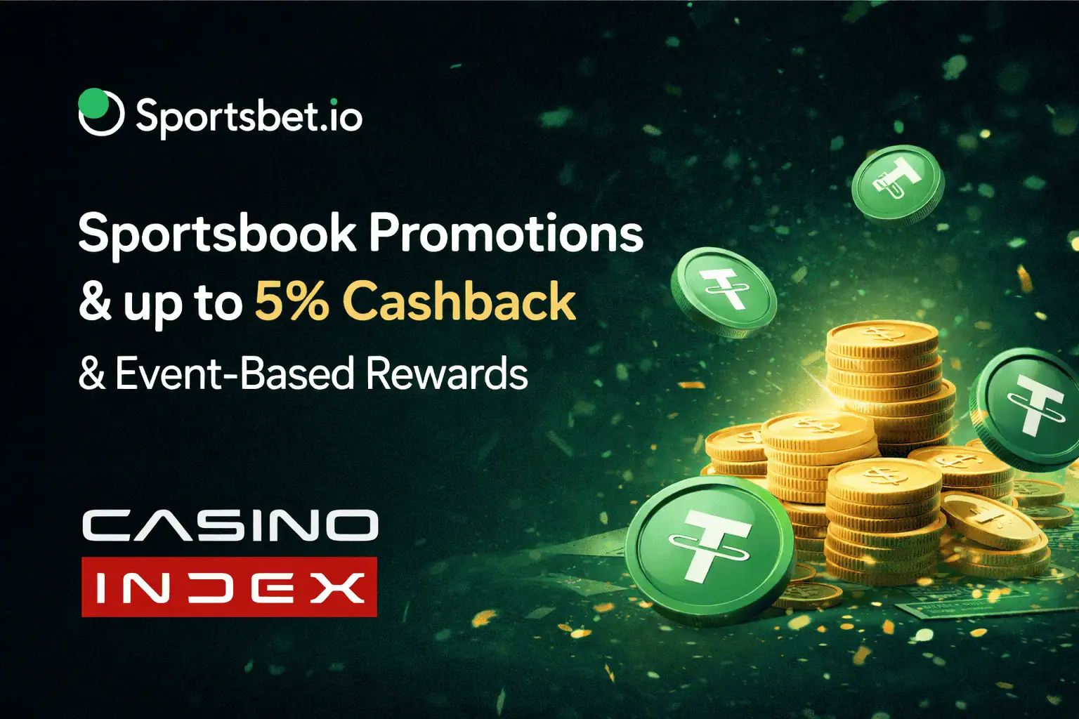 Sportsbet.io Casino review sportsbook promotions cashback and event based rewards crypto betting platform
