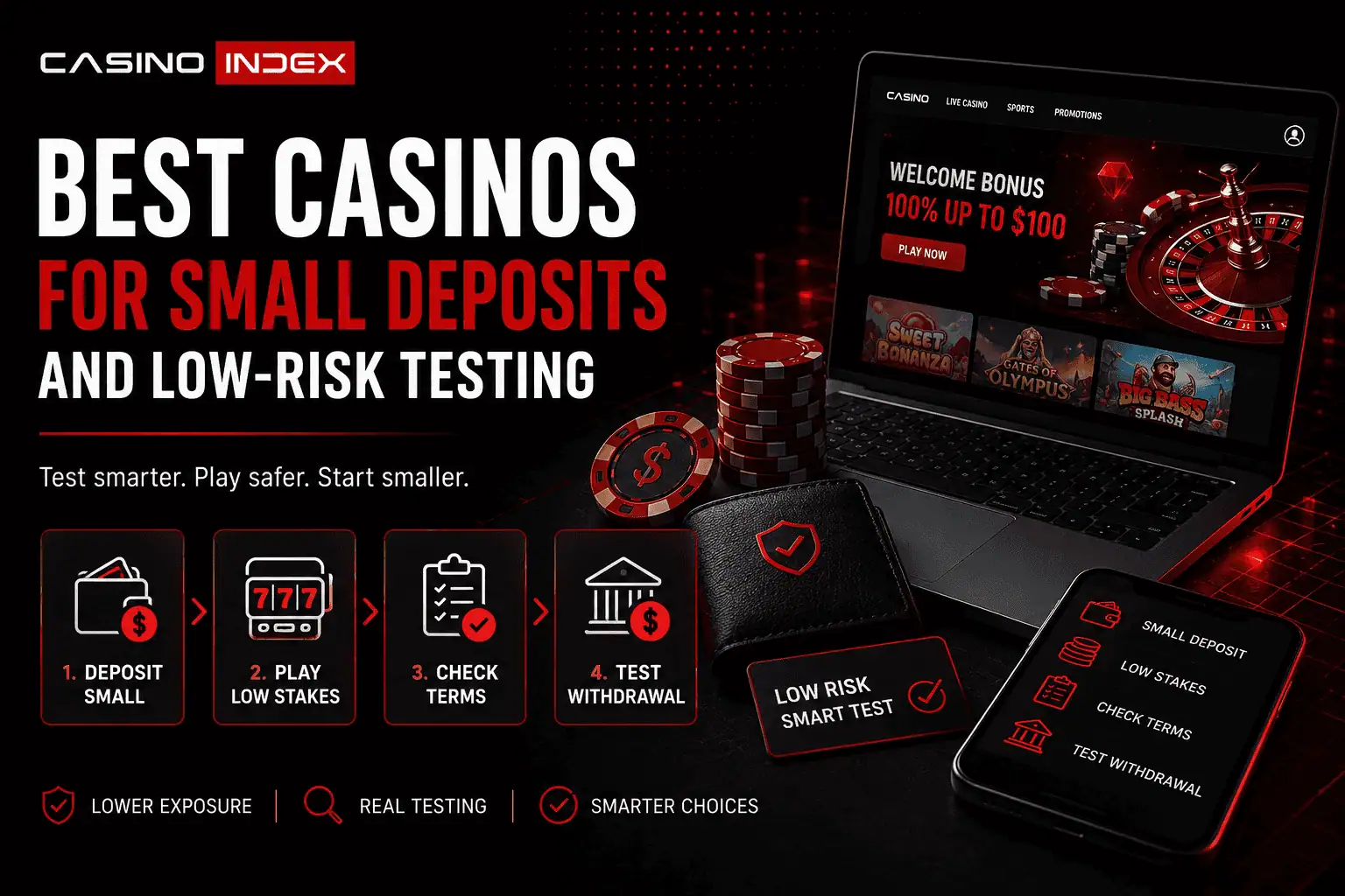Best Casinos for Small Deposits and Low-Risk Testing