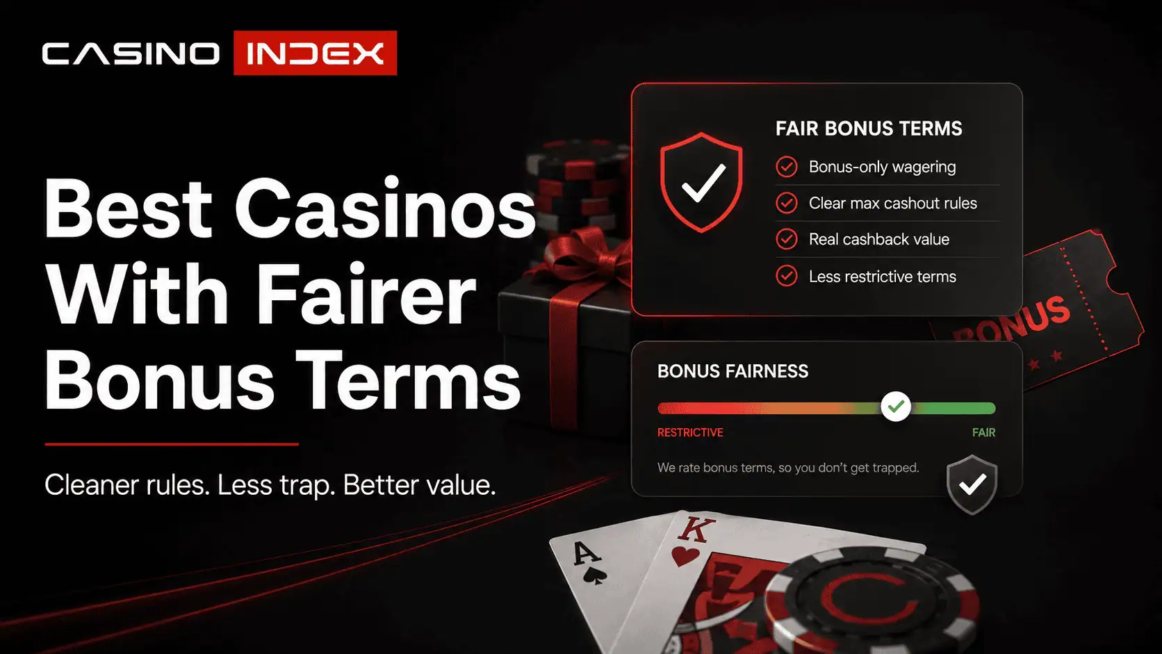 Best Casinos With Fairer Bonus Terms