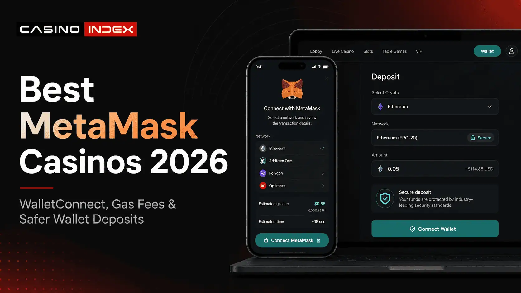 Best MetaMask Casinos 2026: WalletConnect, Gas Fees, Wrong Chain Risk and Safer Crypto Deposits