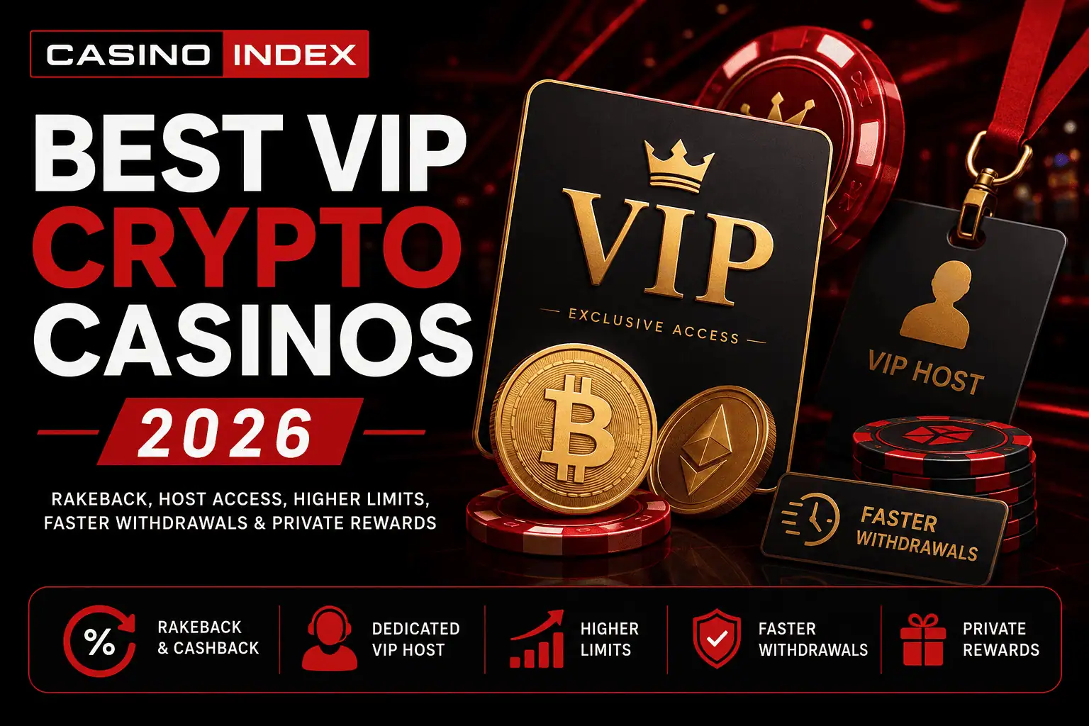 Best VIP Crypto Casinos 2026: Rakeback, Hosts, Limits and Private Rewards