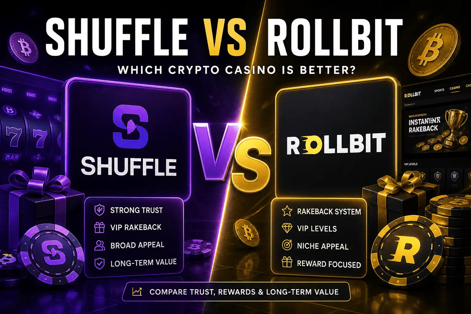 Shuffle vs Rollbit