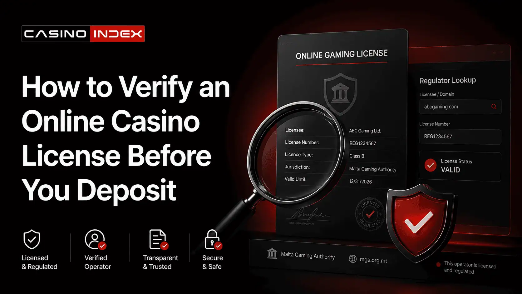 How to Verify an Online Casino License Before You Deposit