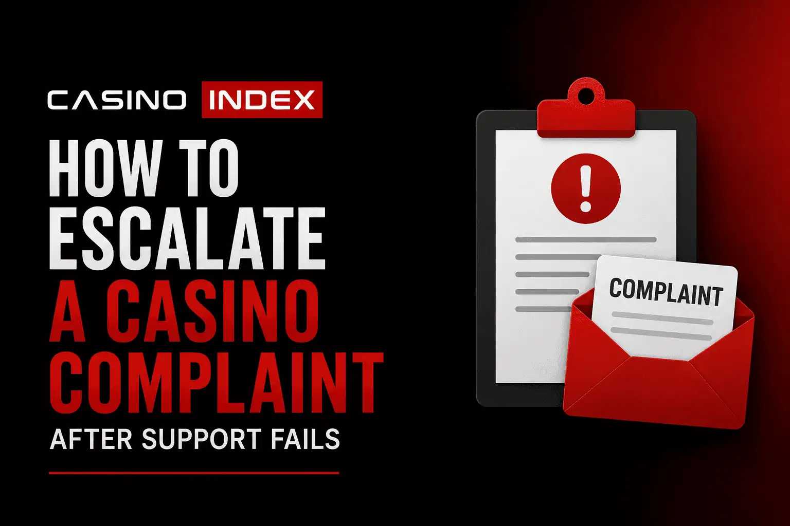 How to Escalate a Casino Complaint After Support Fails
