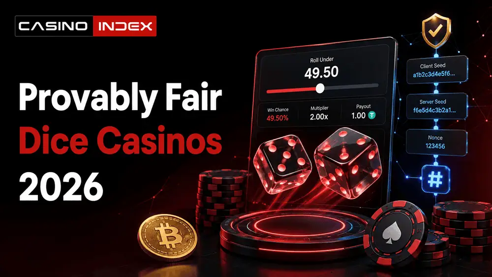 Provably Fair Dice Casinos 2026: Five Sites Compared